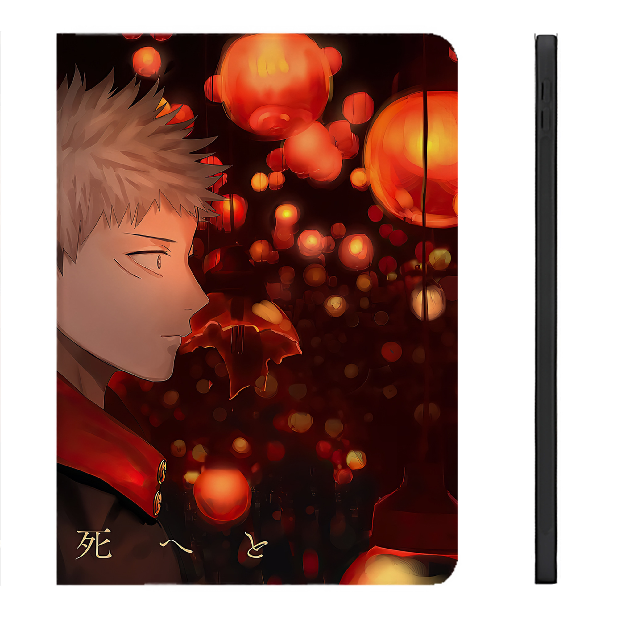 （画像用） 呪術廻戦 Jujutsu Kaisen IPadケース ペンホルダー付き ブックスタイルデザイン